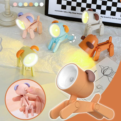 Colorful LED Table Lamp with Adjustable Animal Design