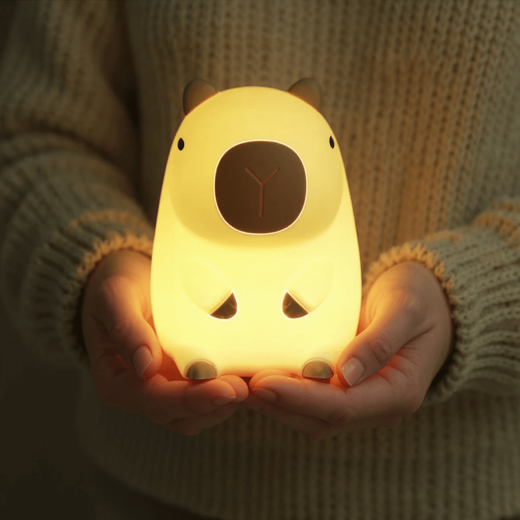Soft Silicone Animal Night Lamp Adjustable Brightness
