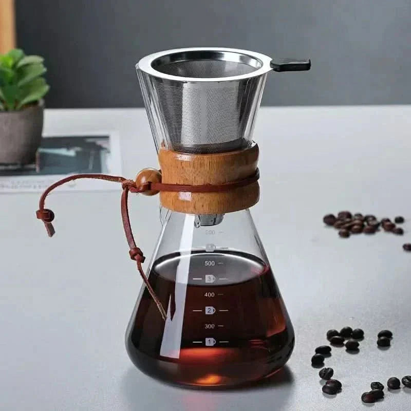 Premium Coffee Maker with Dripper Set