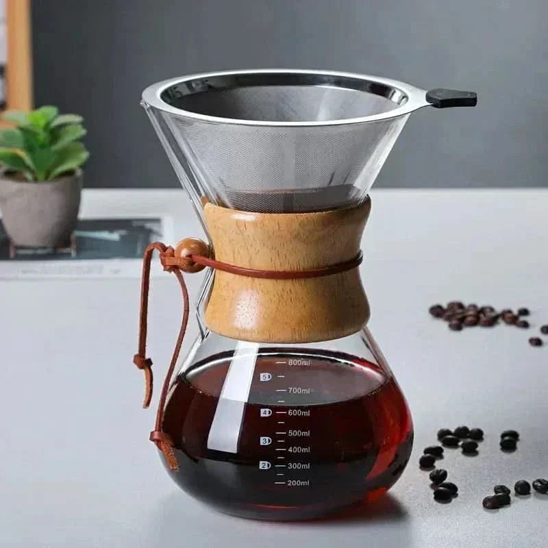 Premium Coffee Maker with Dripper Set