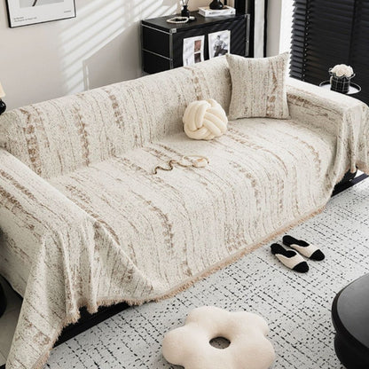 Soft Chenille Fabric Sofa Protector Cover
