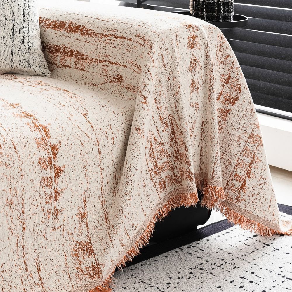 Soft Chenille Fabric Sofa Protector Cover