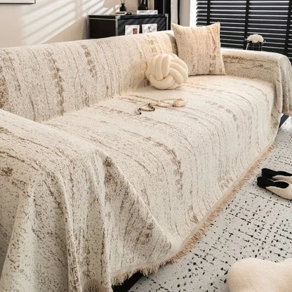 Soft Chenille Fabric Sofa Protector Cover