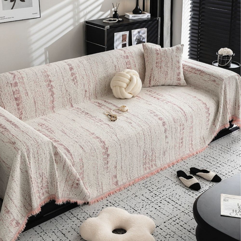 Soft Chenille Fabric Sofa Protector Cover
