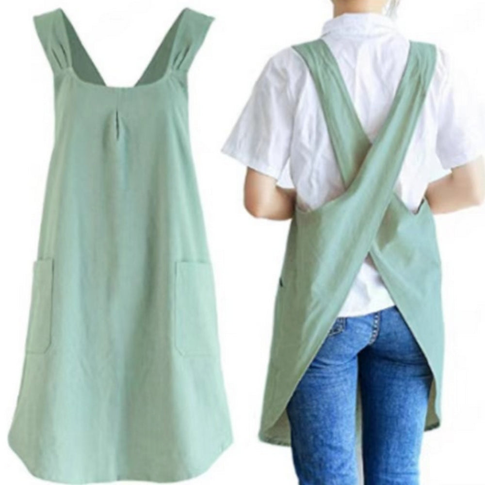 Practical Pockets Bib Apron for Cooking