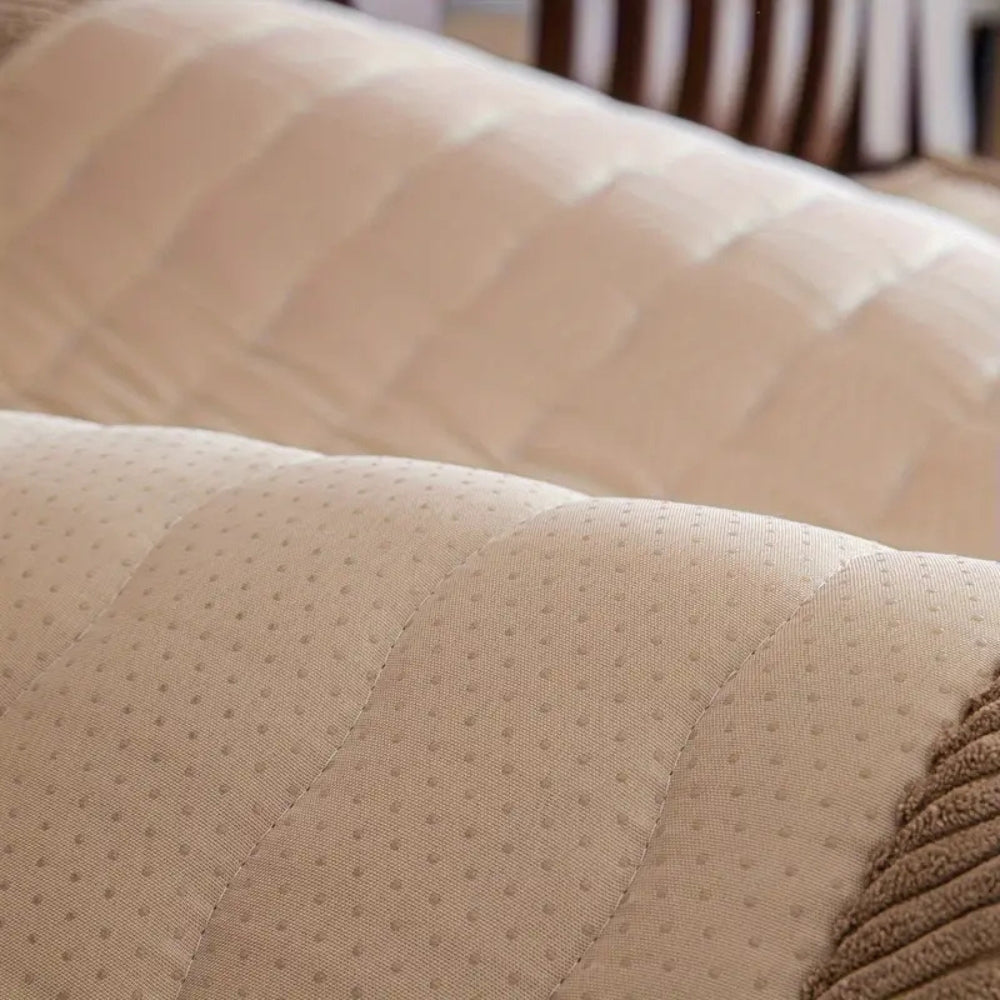 Chic Thick Plush Sofa Cover