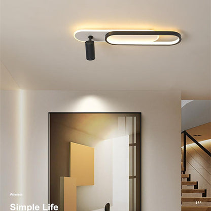 Sleek LED Rectangle Ceiling Mount Light Fixture