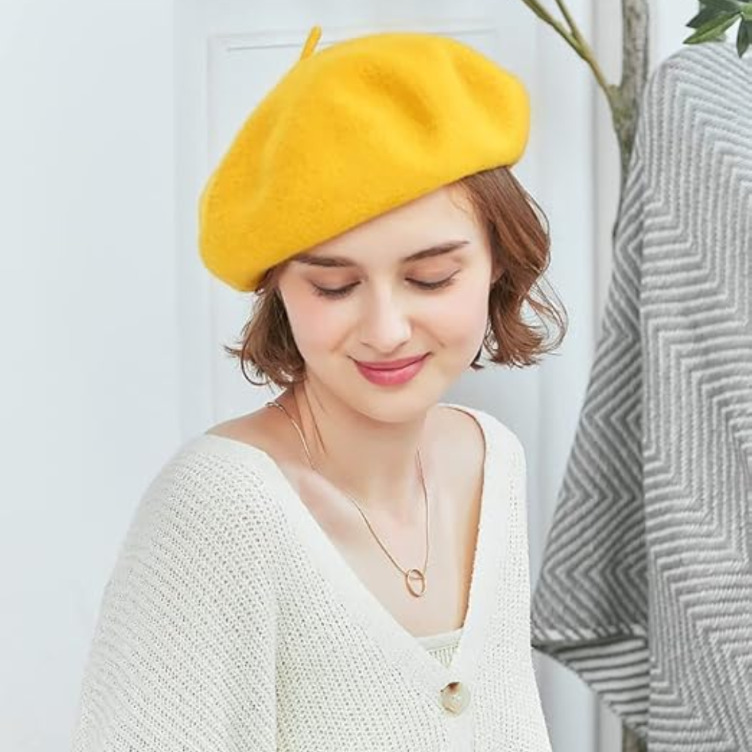 Classic French Wool Beret – Evelyne