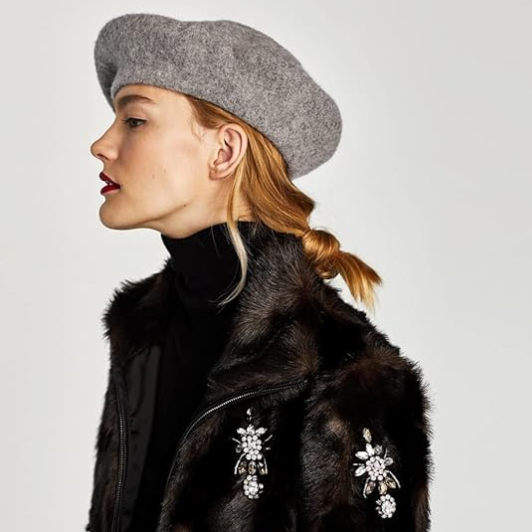Classic French Wool Beret – Evelyne