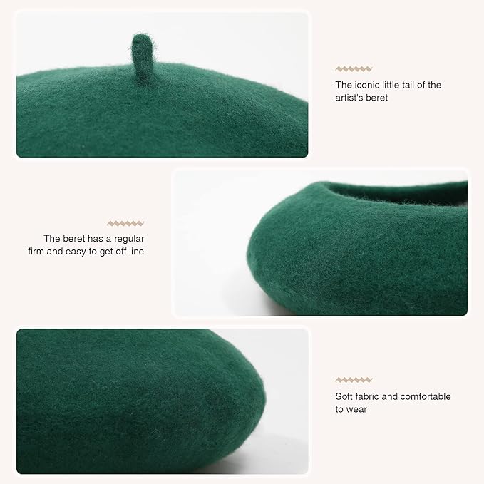 Classic French Wool Beret – Evelyne