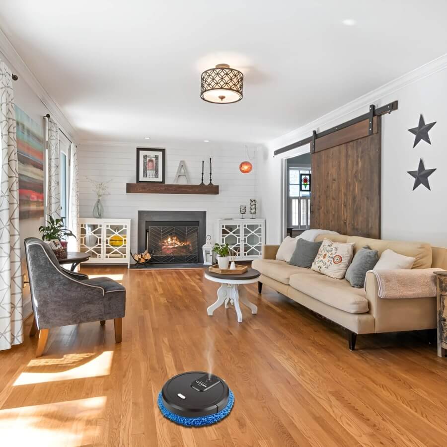 Smart Robot Mop with Wi-Fi and Multi Mode Cleaning