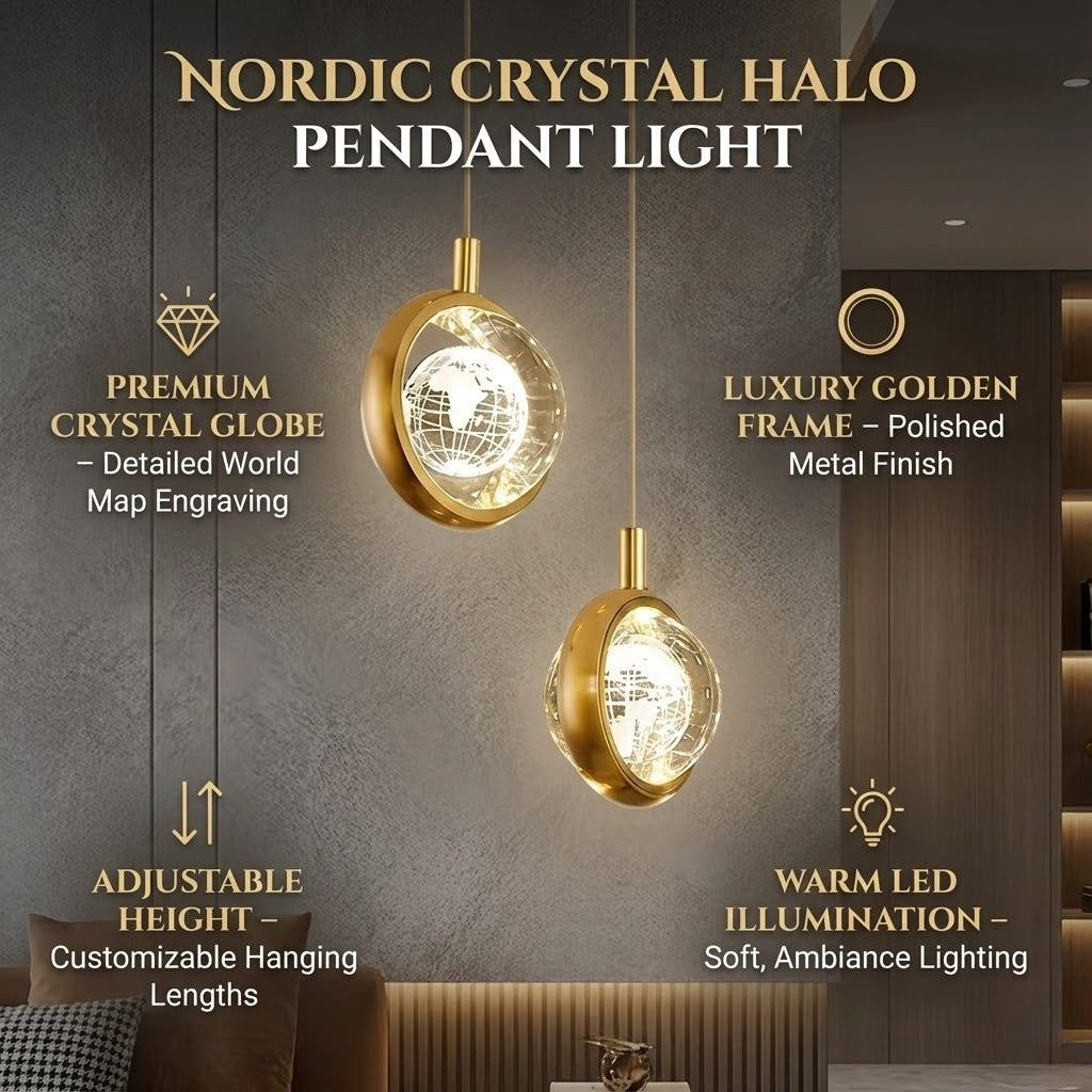 Elegant Glass Drop Pendant Light