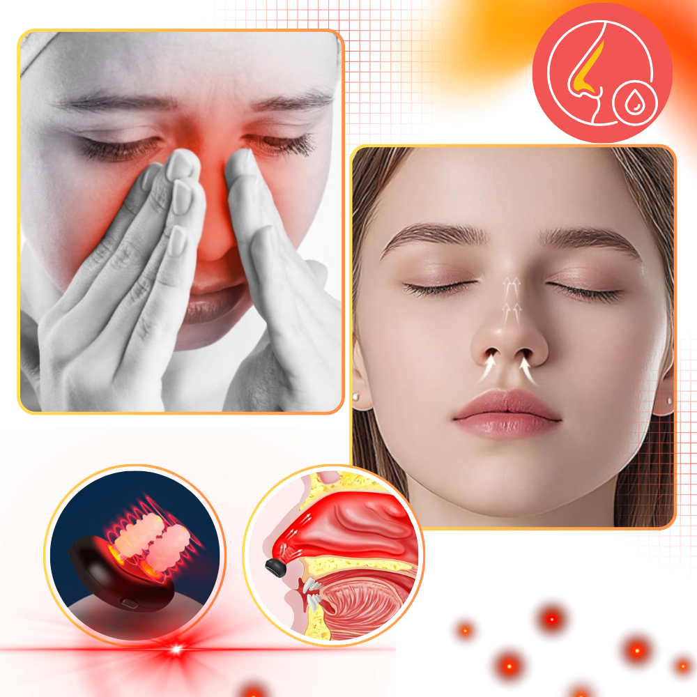 Natural Infrared Nasal Light Therapy Device
