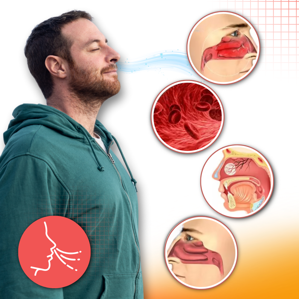 Natural Infrared Nasal Light Therapy Device