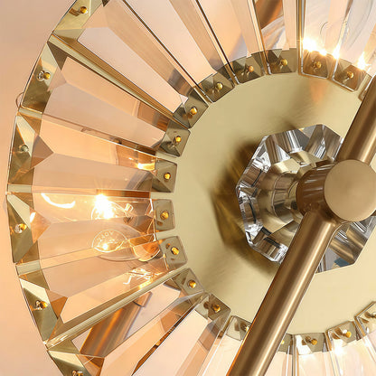 Luxury Crystal Gold Wall Light Fixture