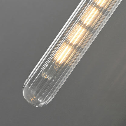 Simple Brass Glass Pendant Light Fixture