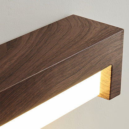 Contemporary Wooden LED Wall Light
