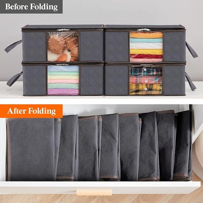 Durable Fabric Storage Bag for Clothing & Laundry