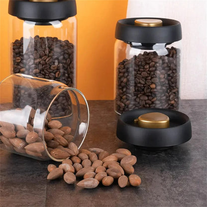 Fresh Coffee Bean Container - Air Tight Jar