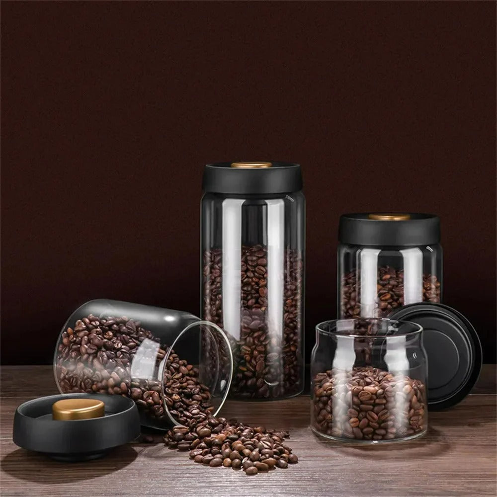 Fresh Coffee Bean Container - Air Tight Jar - Cofik