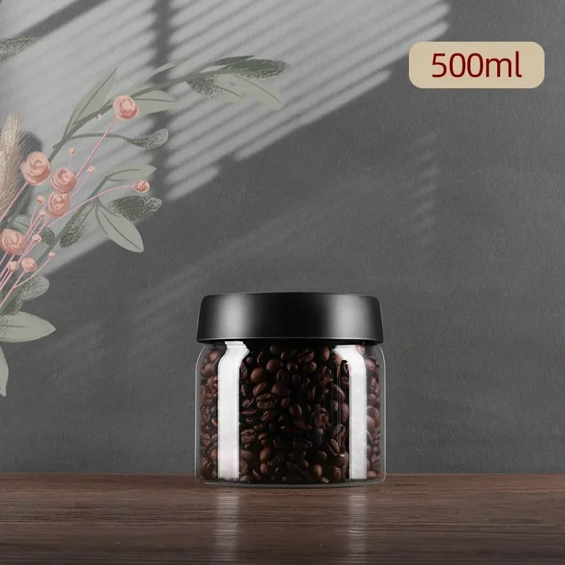Fresh Coffee Bean Container - Air Tight Jar