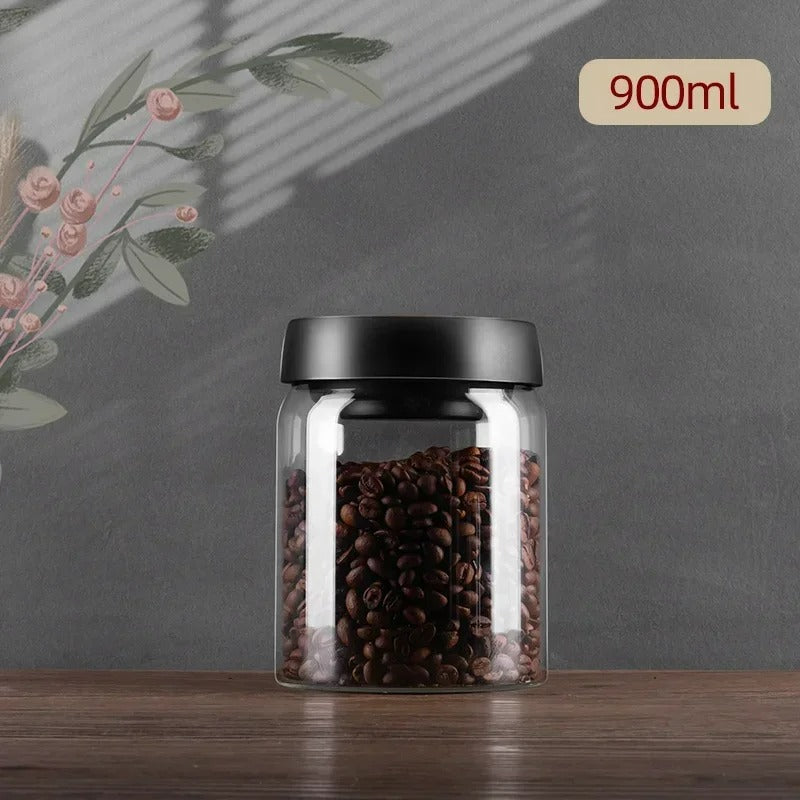 Fresh Coffee Bean Container - Air Tight Jar