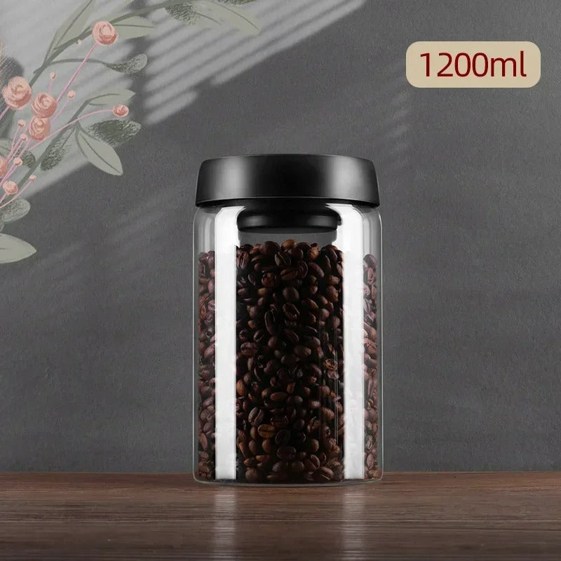 Fresh Coffee Bean Container - Air Tight Jar