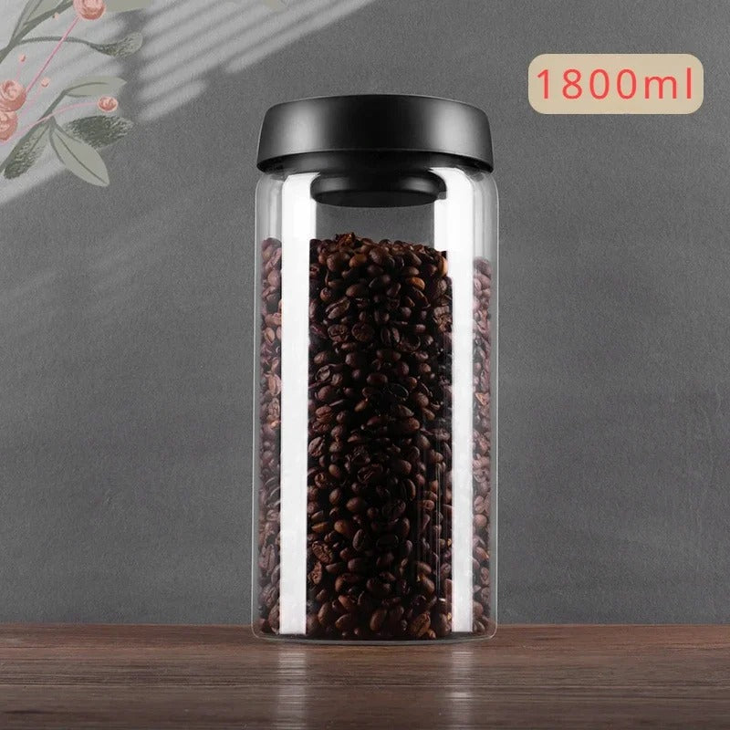 Fresh Coffee Bean Container - Air Tight Jar