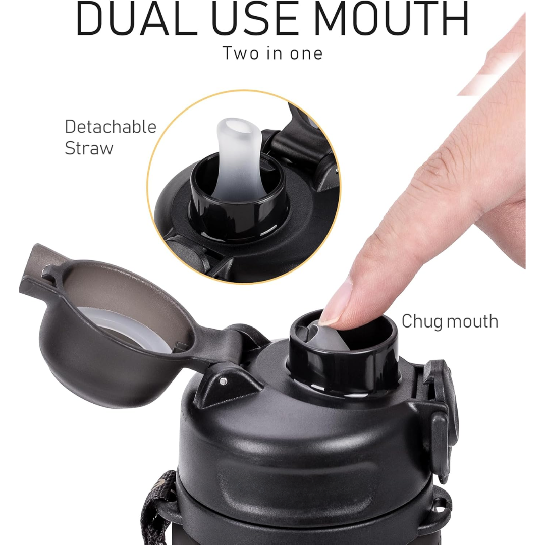 Portable 600ml Folding Silicone Water Bottle
