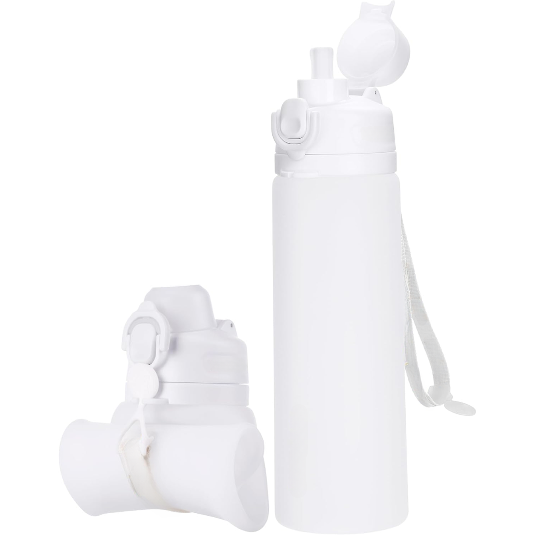 Portable 600ml Folding Silicone Water Bottle