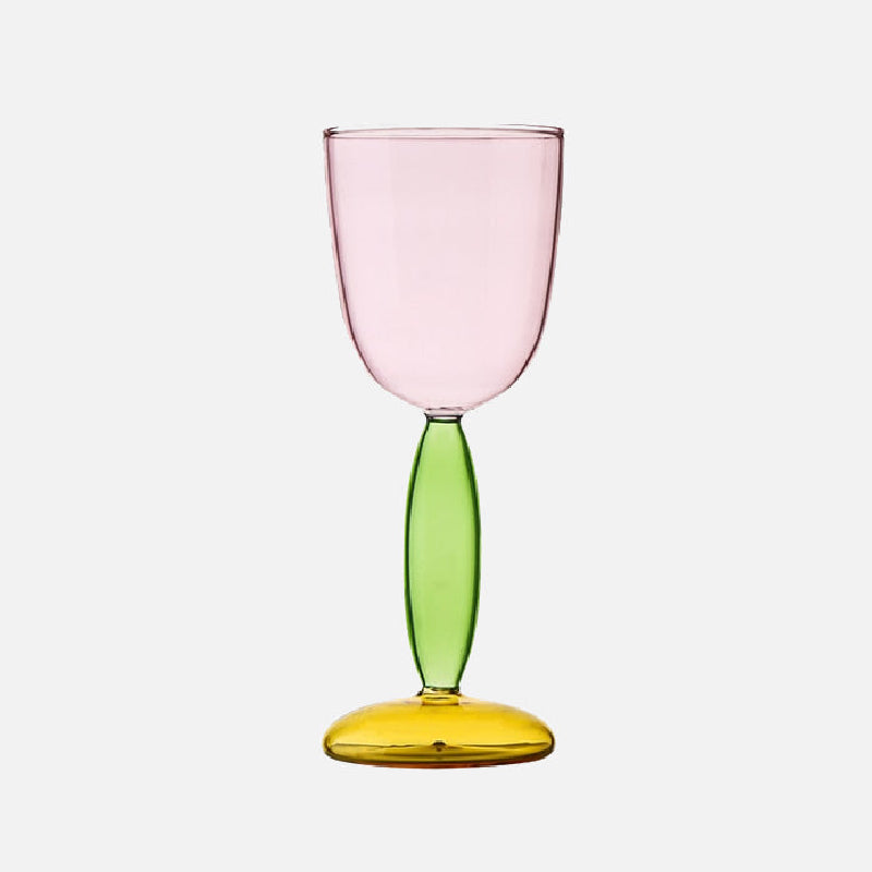 Colorful Glass Chalice and Carafe Set - Cofik