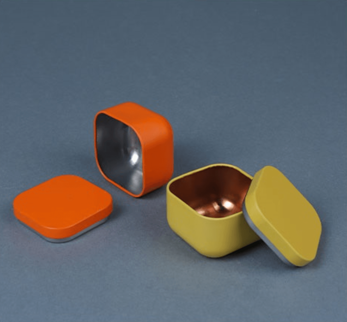 Colorful Mini Metal Storage Container Box