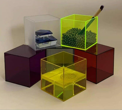 Clear Acrylic Showcase Box for Figurines and Jewelry - Cofik