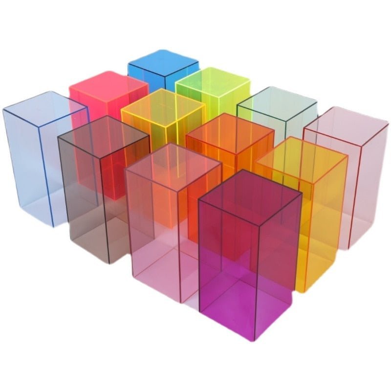 Clear Acrylic Showcase Box for Figurines and Jewelry