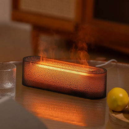 Warm Mist LED Aroma Diffuser Lamp