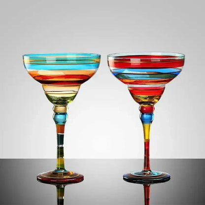Vibrant Margarita Cocktail Glass