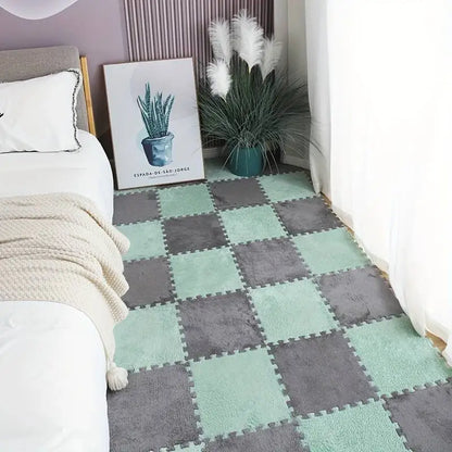 Comfortable and Cute Puzzle Mat (Set of 10 Squares)
