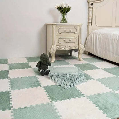 Comfortable and Cute Puzzle Mat (Set of 10 Squares)