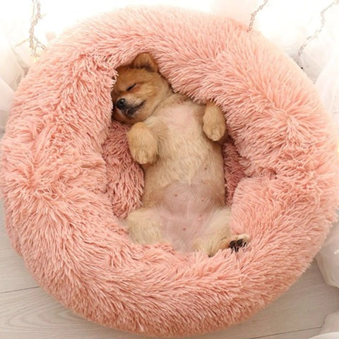 Comfortable Pet Bed & Calming Dog Blanket