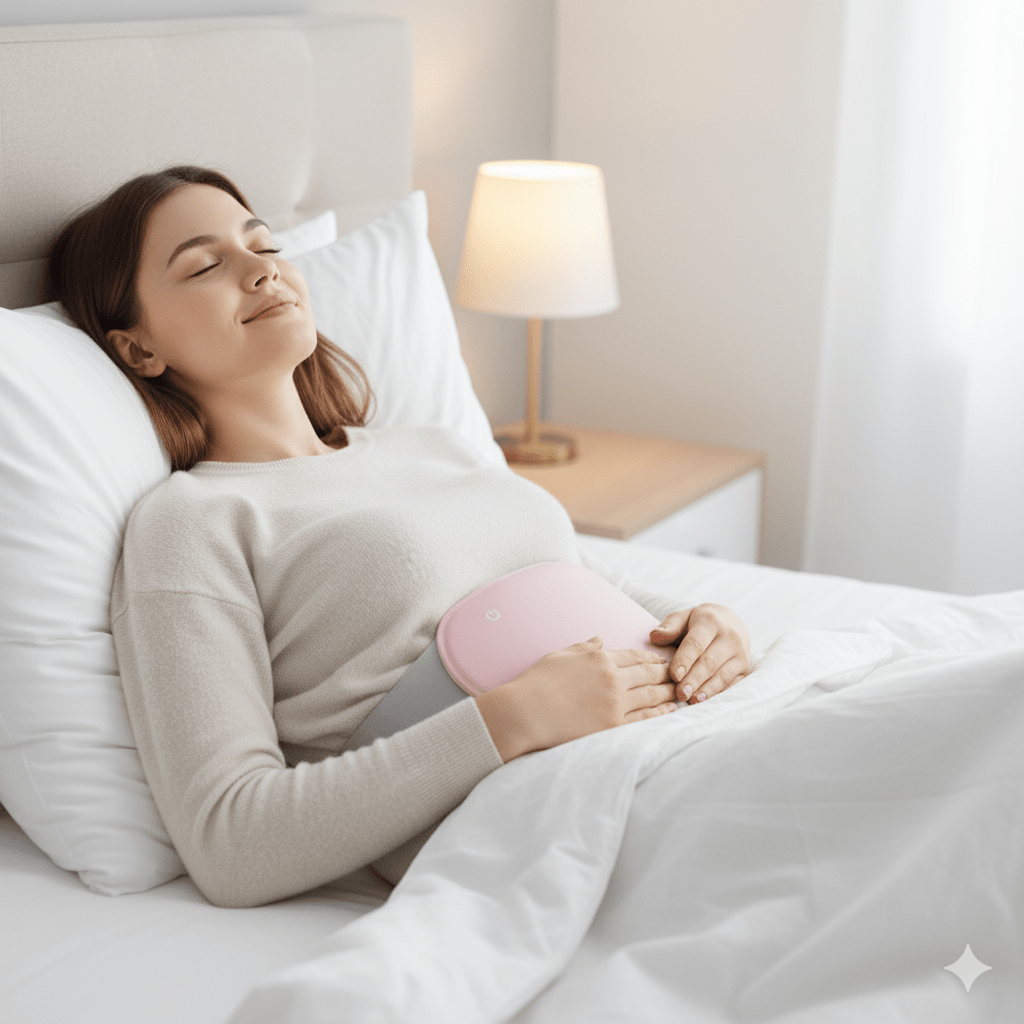 Warm Rechargeable Heat Pad for Menstrual Cramp Relief