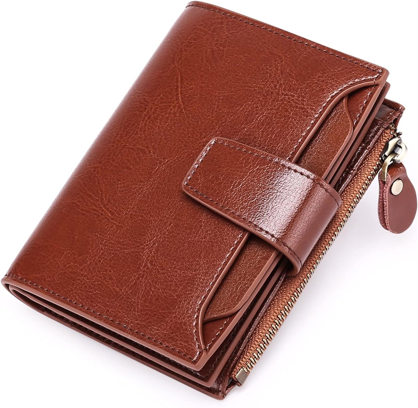 Slim Genuine Leather RFID Wallet for Men - Cofik