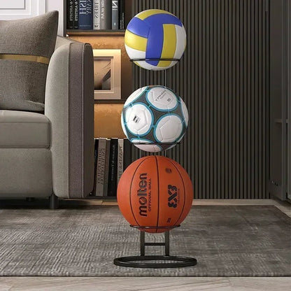 Space Saving Sports Ball Storage Rack Organizer
