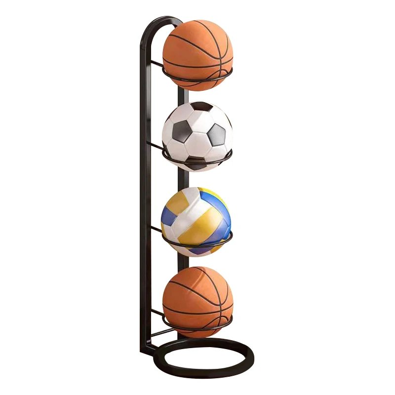 Space Saving Sports Ball Storage Rack Organizer