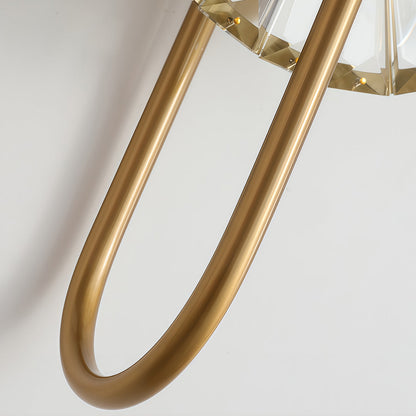 Luxury Crystal Gold Wall Light Fixture