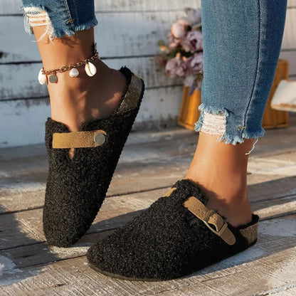 CONTRORTLUXE – Luxurious Sheepskin Wool Shoes for Ultimate Winter Comfort