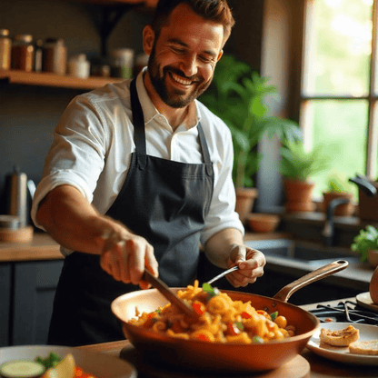 Premium Copper Frying Pan with Quick Heat Distribution - Cofik