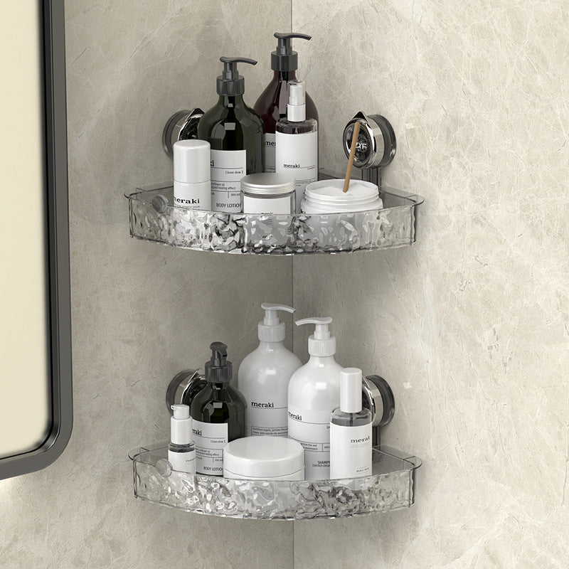 Wall Mounted Shower Shelf with Strong Suction Cups