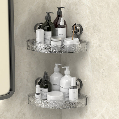 Adhesive Corner Shower Caddy Bathroom Storage Shelf