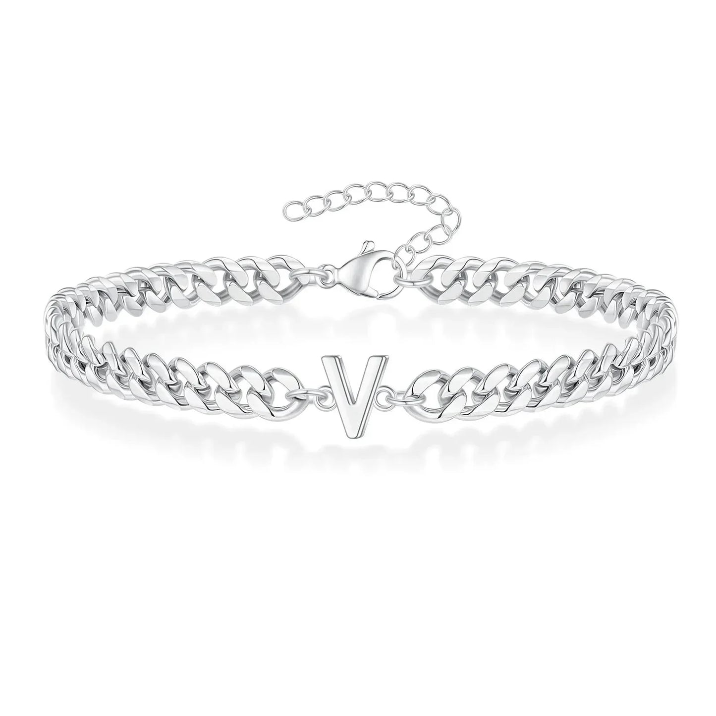 Personalized Love Letter Cuban Chain Bracelet