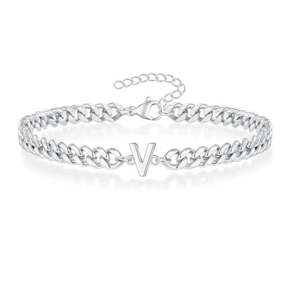 Personalized Love Letter Cuban Chain Bracelet